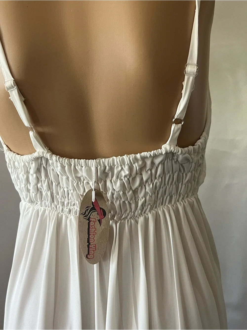 White Ruffled Tiered Women's Skirt